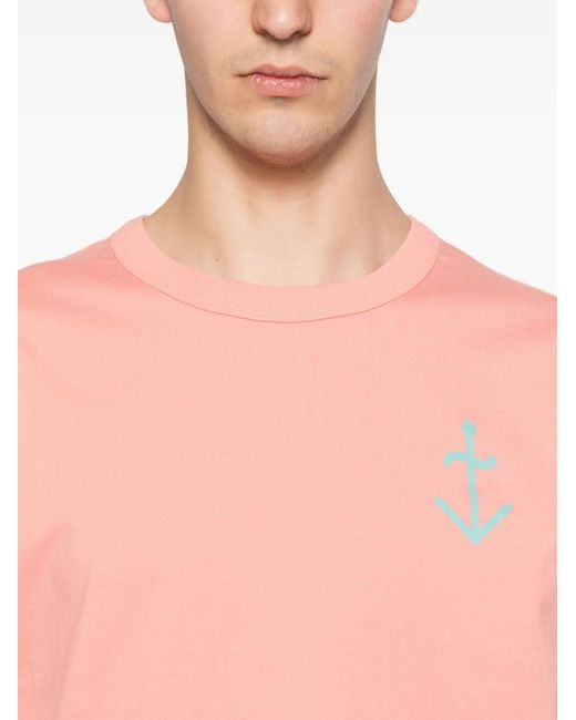 La Paz Pink T-Shirt À Logo Imprimé for men