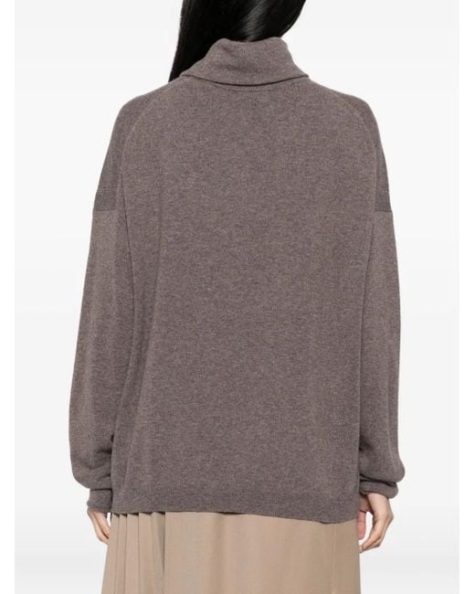 N.Peal Cashmere Victoria プルオーバー Brown