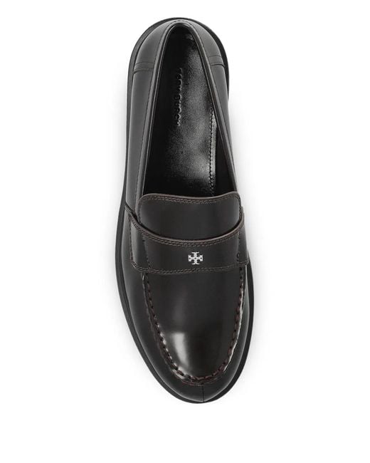 Tory Burch Black Mocassins Double T