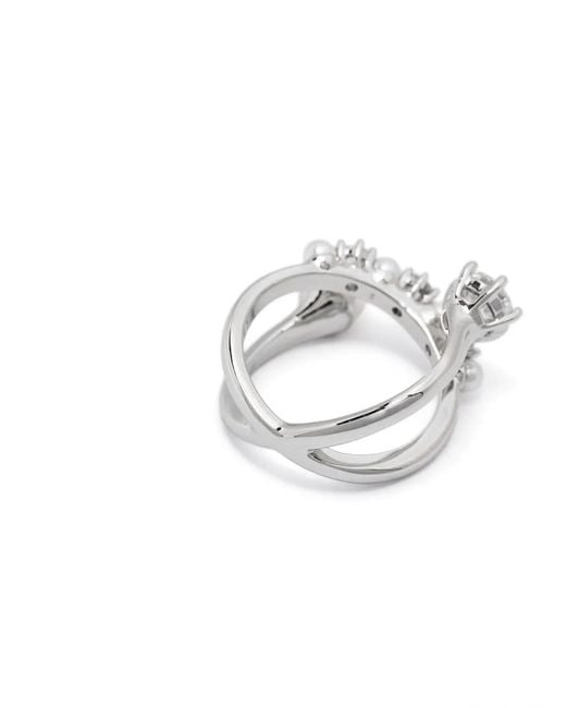 Swarovski White Matrix Ring