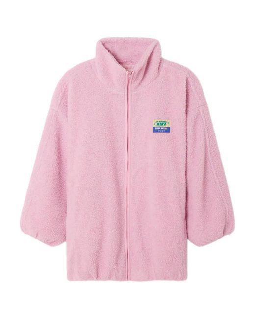 American Vintage Hoktown Oversized Jack Met Rits in het Pink