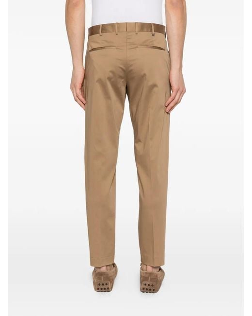 PT Torino White Zip-Up Trousers for men