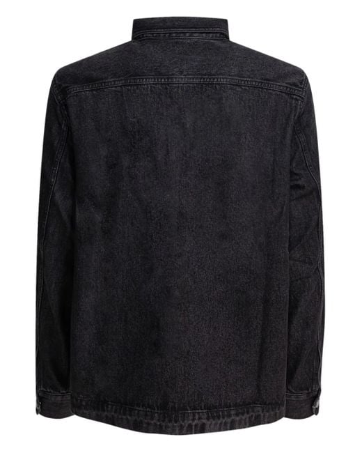 Alex Mill Black Button-Fastening Cargo-Pocket Jacket for men