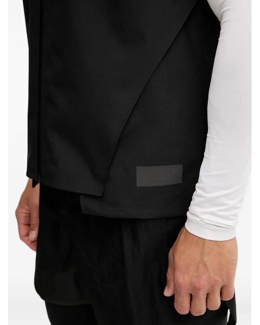 PUMA Black X Heliot Emil Hooded Zip-Front Gilet for men