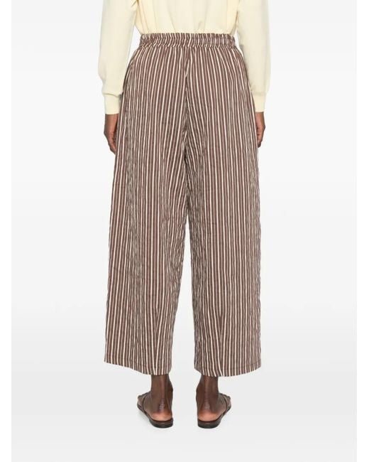 ViCOLO Gray Stripe Drawstring Trousers
