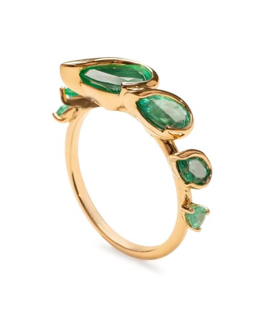 Fernando Jorge Green 18Kt Flicker Emerald Ring