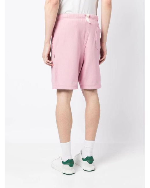 Short De Sport En Coton À Logo Brodé Advisory Board Crystals pour homme en coloris Pink