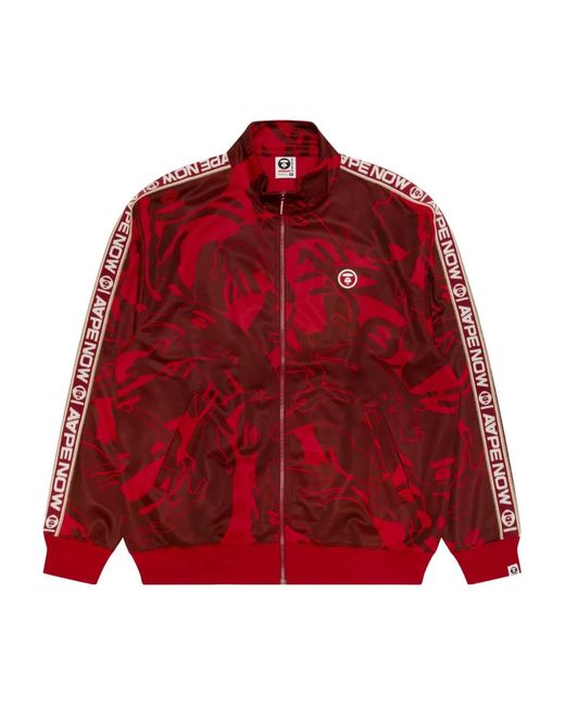 Aape By A Bathing Ape Embroidered-Lettering Bomber Jacket for men