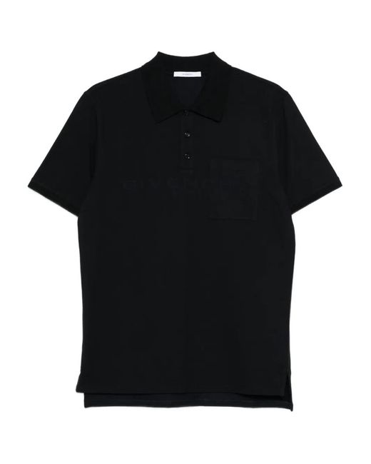 Givenchy Black Short Sleeve Polo for men