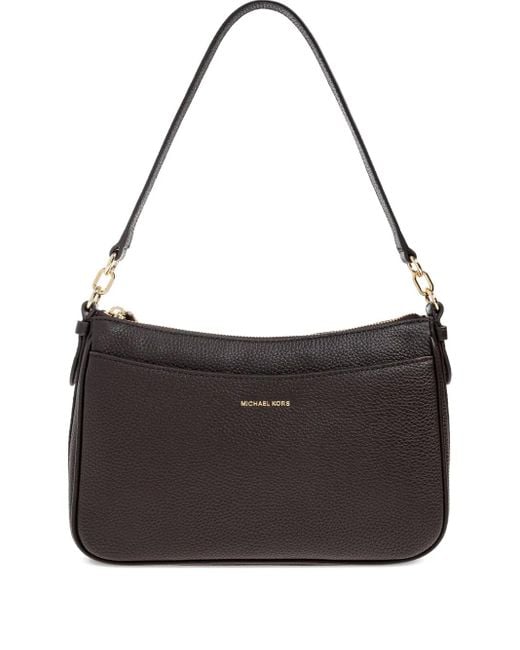 MICHAEL Michael Kors Black Zip-Top Shoulder Bag