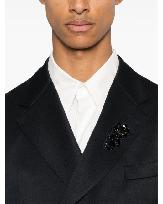 Simone Rocha Black Venetian Blazer for men