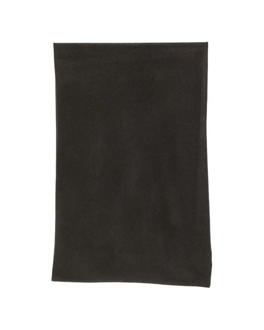 Lisa Yang Black Écharpe Paris En Maille Fine