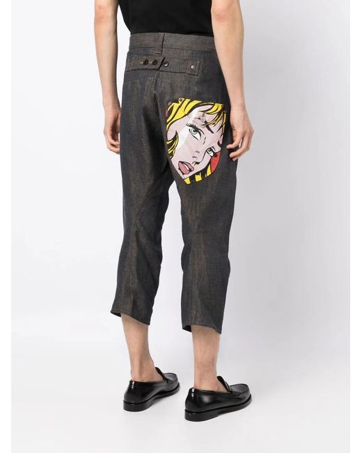 Junya Watanabe Cropped Broek in het Gray voor heren
