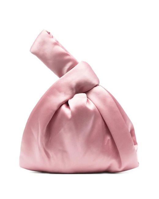 Nanushka Pink Jen Satin Tote Bag