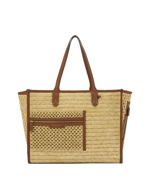 Anya Hindmarch Natural Raffia Tote Bag