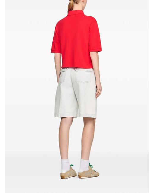 Polo Con Botones Sandro de color Red