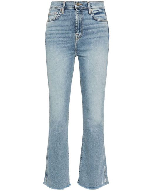7 For All Mankind Flared Jeans in het Blue