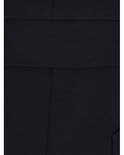 Y-3 Blue Drawstring-Waist Cargo Pants for men