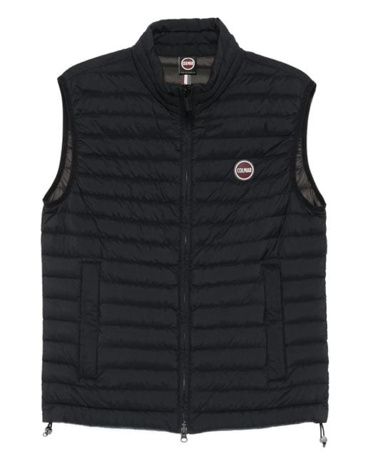 Colmar Black Quilted Sleeveless Vest for men
