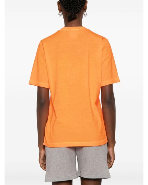 DSquared² Be Icon Cotton T-shirt Orange