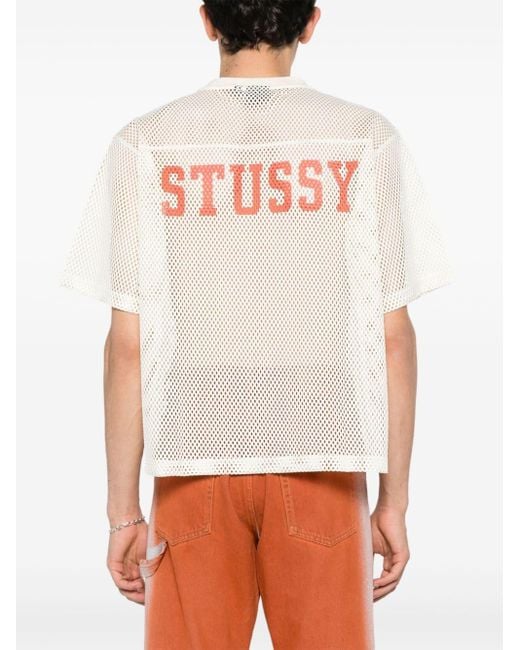 Stussy Team Jersey 80 T-shirt in White | Lyst Australia