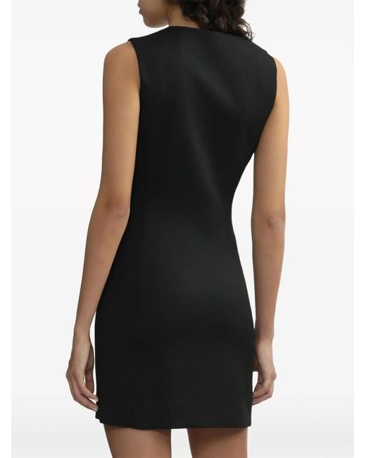 Coperni Black Cut-Out Mini Dress