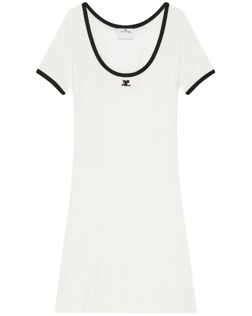 Courreges Multicolor Holistic Minikleid