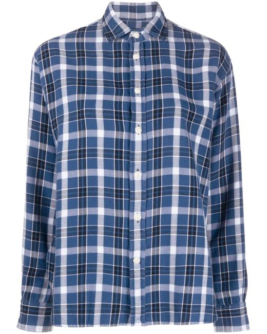 Polo Ralph Lauren Blue Checked Cotton Shirt
