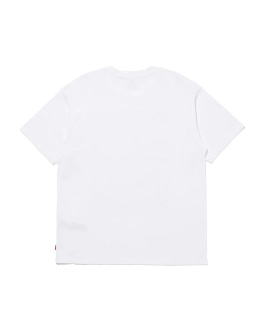 Levi's White Graphic T-Shirt for men