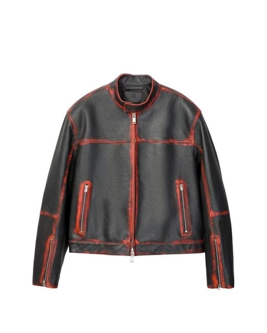 CAMPERLAB Black Smooth Leather Jacket