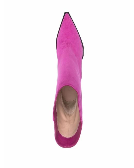 Scarosso Pink Emily Suede Boots
