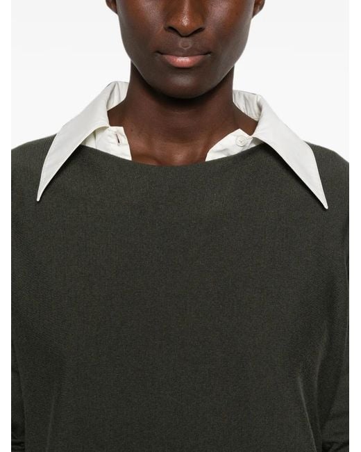 19.61 MILANO Green Long-Sleeve Sweater