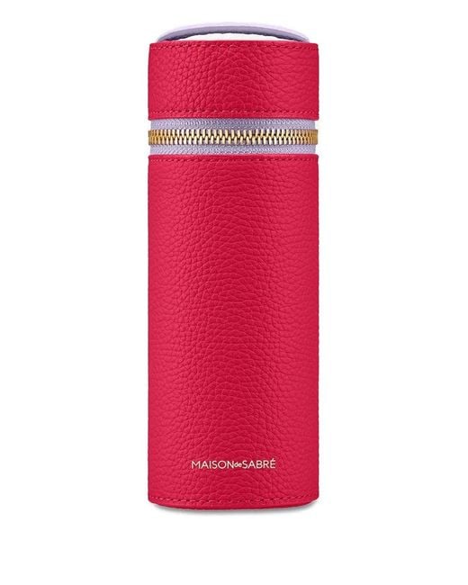 Maison De Sabre Red Leather Brush Case