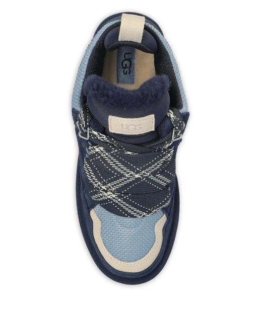 Ugg Blue Lowmel Suede Sneakers