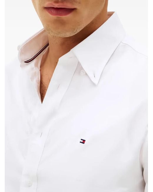 Tommy Hilfiger White Button-Down Shirt for men