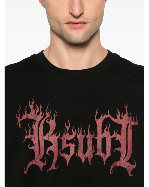 Ksubi Black Fuego Biggie T-Shirt for men