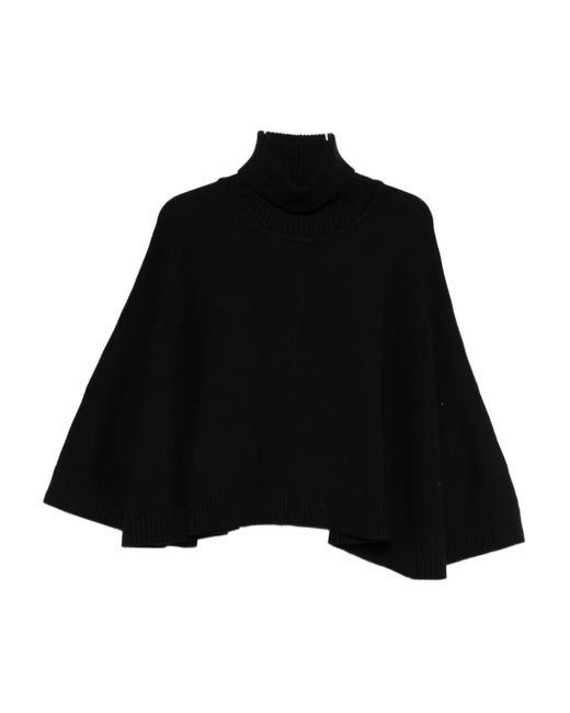 Jersey con cuello vuelto Twinset de color Black