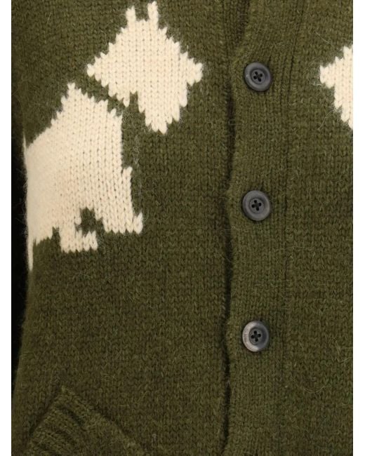 BAZISZT Bobby Wollen Vest in het Green voor heren