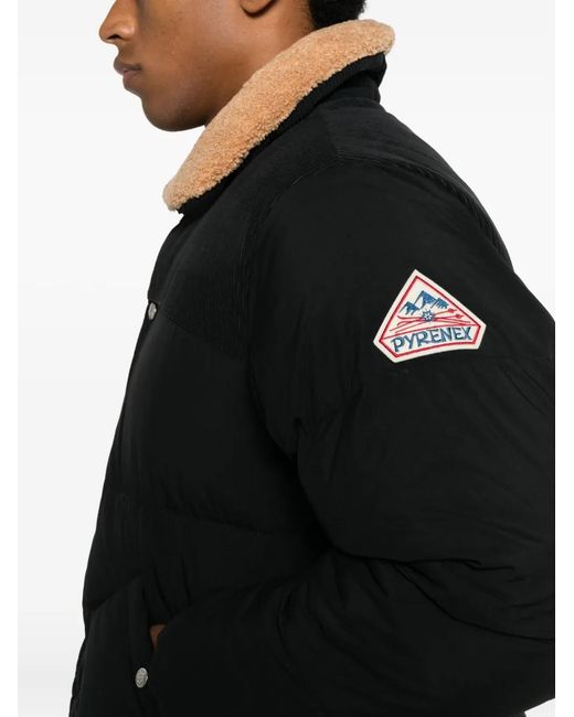 Pyrenex Black Fiery Corduroy Collar Jacket