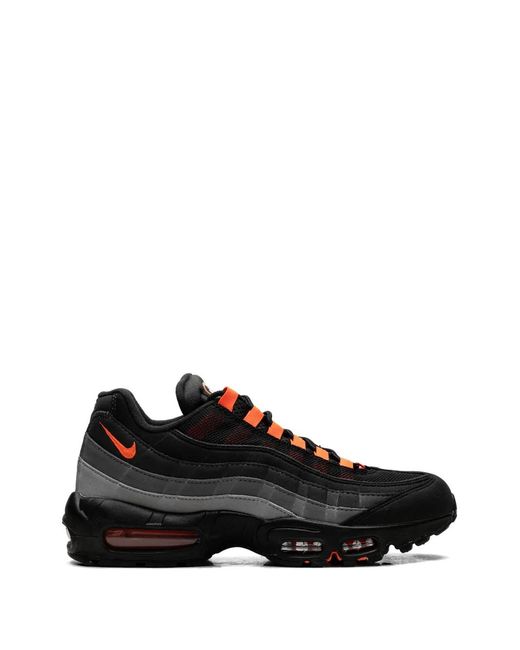 Nike Black Air Max 95 Hyper Crimson Sneakers for men
