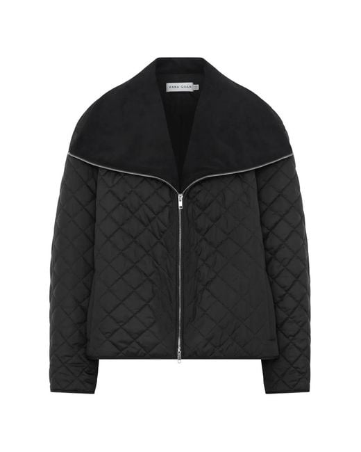 Anna Quan Black Morandi Quilted Jacket