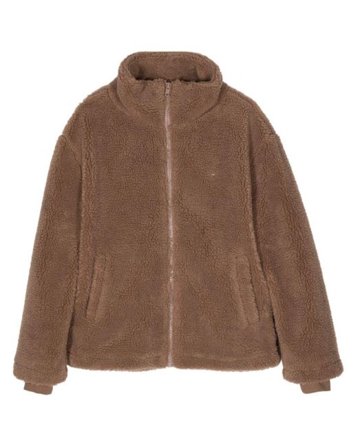 The Upside Brown Hudson Shearling Jacket
