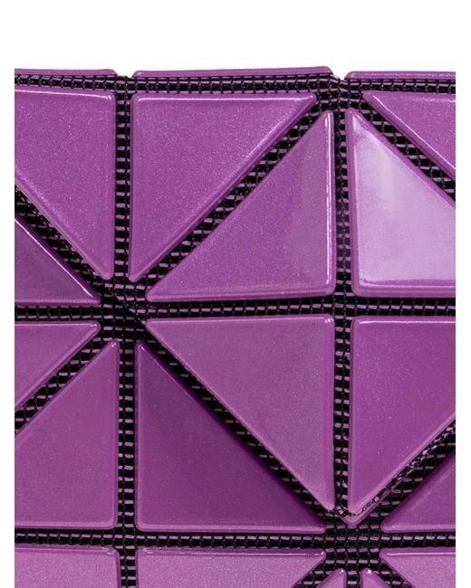 Issey Miyake Purple Geometric Wallet