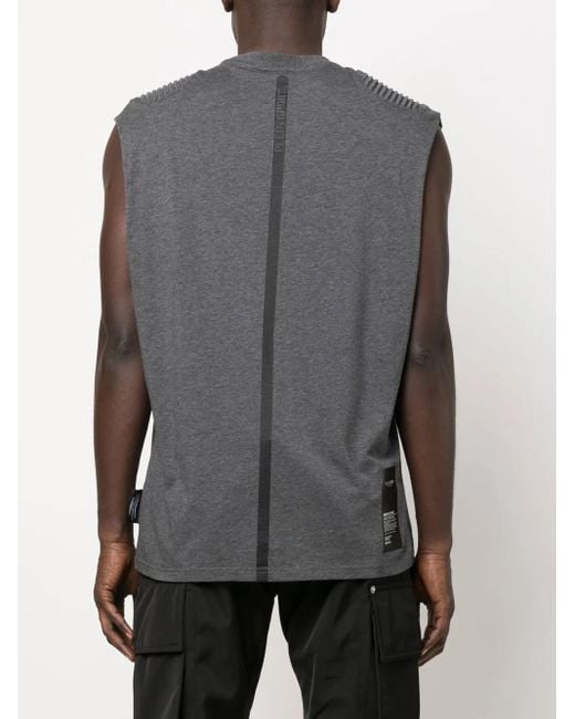 Philipp Plein Gray Tiger-Head Motif T-Shirt for men