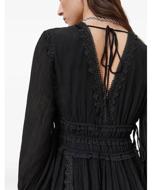 AllSaints Black Xanthe Mini Dress