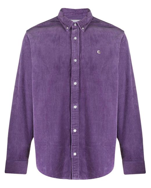 Carhartt WIP Purple Madison Cord Shirt for men