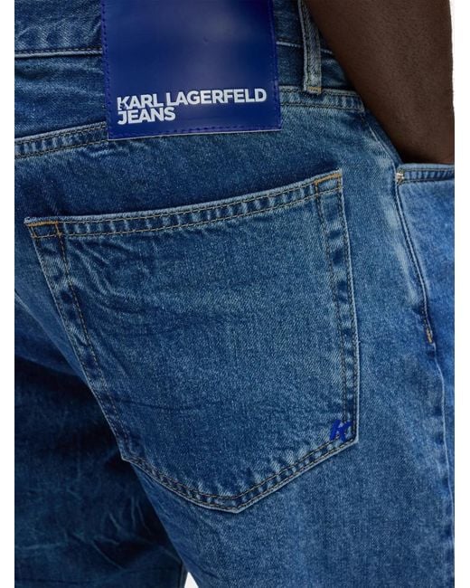 Karl Lagerfeld Blue Five-Pocket Jeans for men