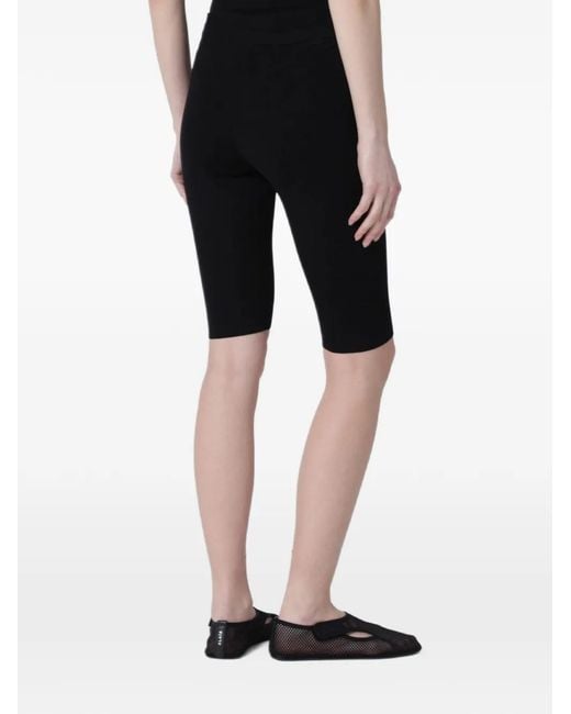 Entire studios Black Capri Knit Shorts