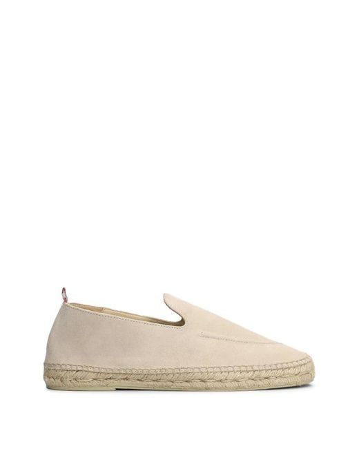Mc2 Saint Barth Natural Espadrilles Armand À Détails De Coutures for men