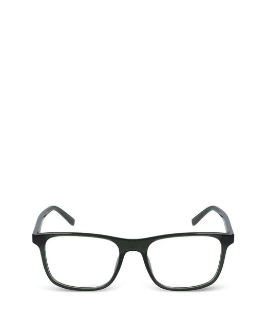 Lacoste Brille Mit Eckigem Gestell in Green für Herren
